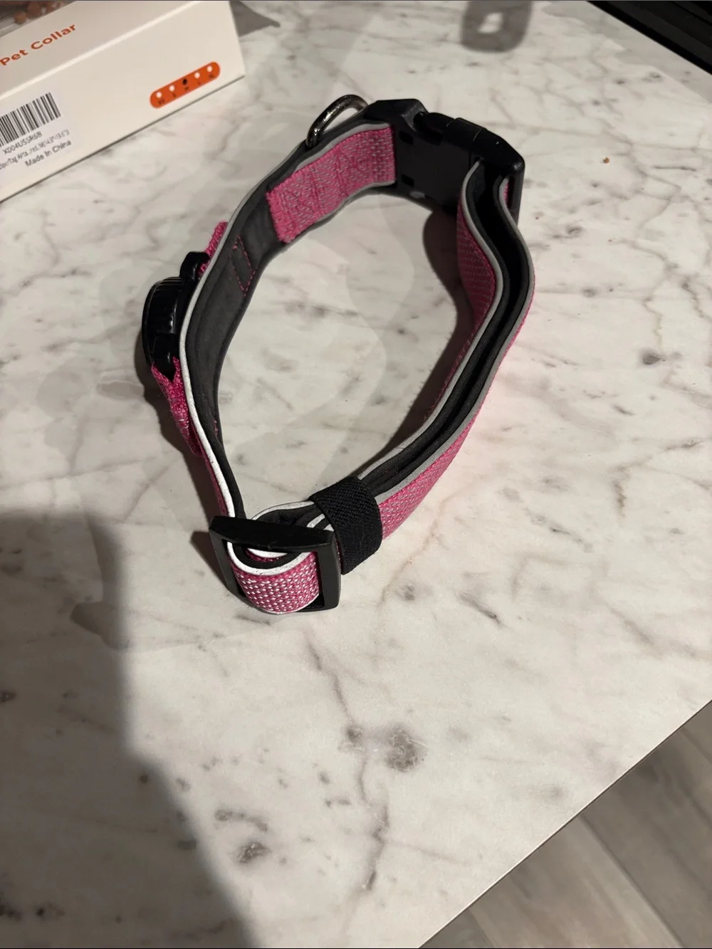 Pet Collar with Smart Tracker - Pink